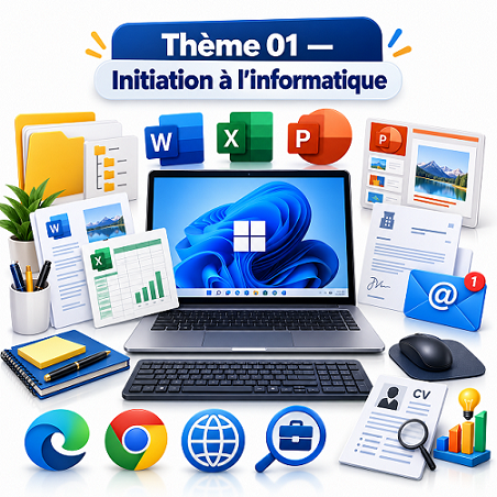 Initiation à l’informatique – Windows, Word, Excel & PowerPoint