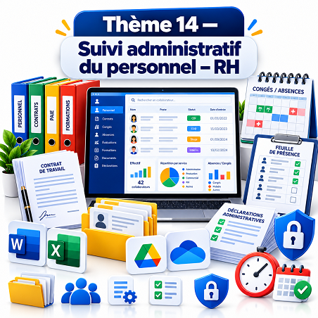 Suivi administratif du personnel – RH