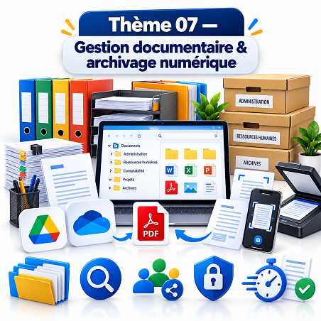 Gestion documentaire, classement & archivage numérique