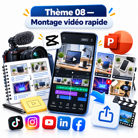 Montage vidéo rapide pour le travail – CapCut & PowerPoint